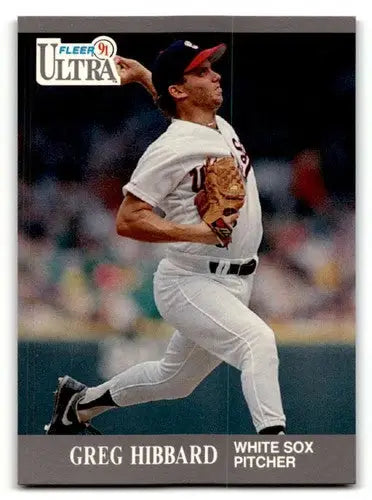 1991 Ultra #75 Greg Hibbard Chicago White Sox Baseball Cards EX/NM ID:53994 - Baseball Card Single