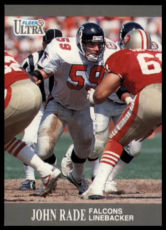 1991 Ultra John Rade 147 Atlanta Falcons NM - Football Card Single