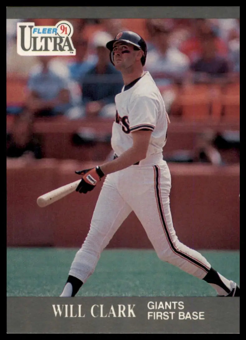 1991 Ultra Will Clark 318 San Francisco Giants NM - Baseball Card Single