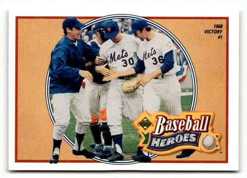Original gloss Nolan Ryan Baseball Heroes card from 1991 Upper Deck product