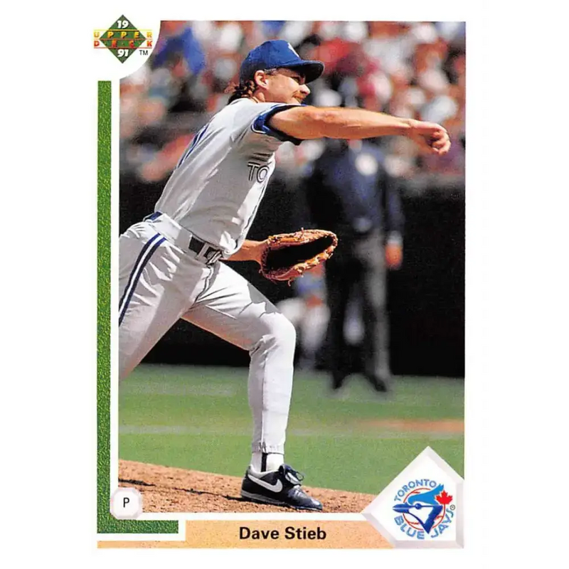 1991 Upper Deck #106 Dave Stieb EX Excellent Toronto Blue Jays Baseball Card - Baseball Card Single