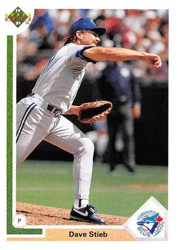 1991 Upper Deck #106 Dave Stieb NM Near Mint Blue Jays - Baseball Card Single