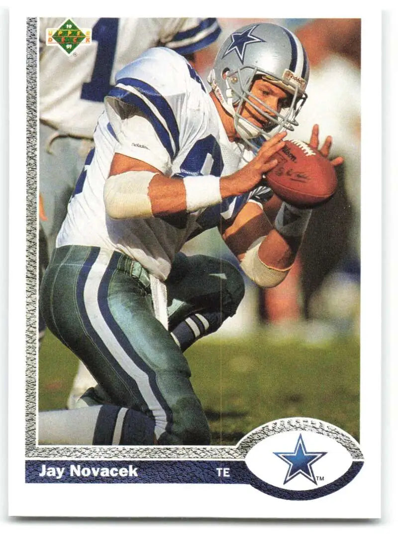 1991 Upper Deck #109 Jay Novacek NM-MT Dallas Cowboys Football Card - Football Card Single
