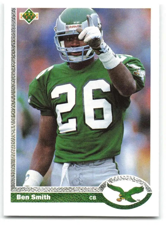 1991 Upper Deck #110 Ben Smith NM-MT Philadelphia Eagles Football Card - Football Card Single