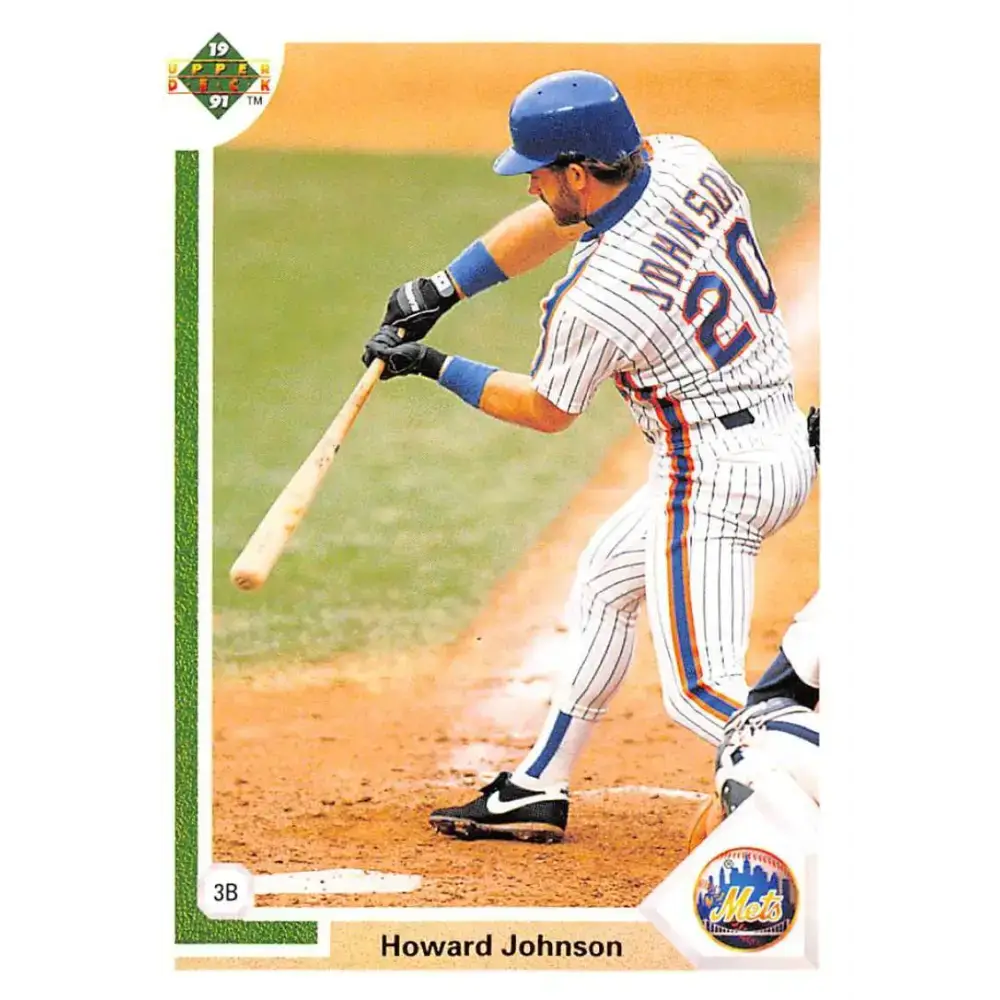 1991 Upper Deck #124 Howard Johnson EX Excellent New York Mets Baseball Card - Baseball Card Single