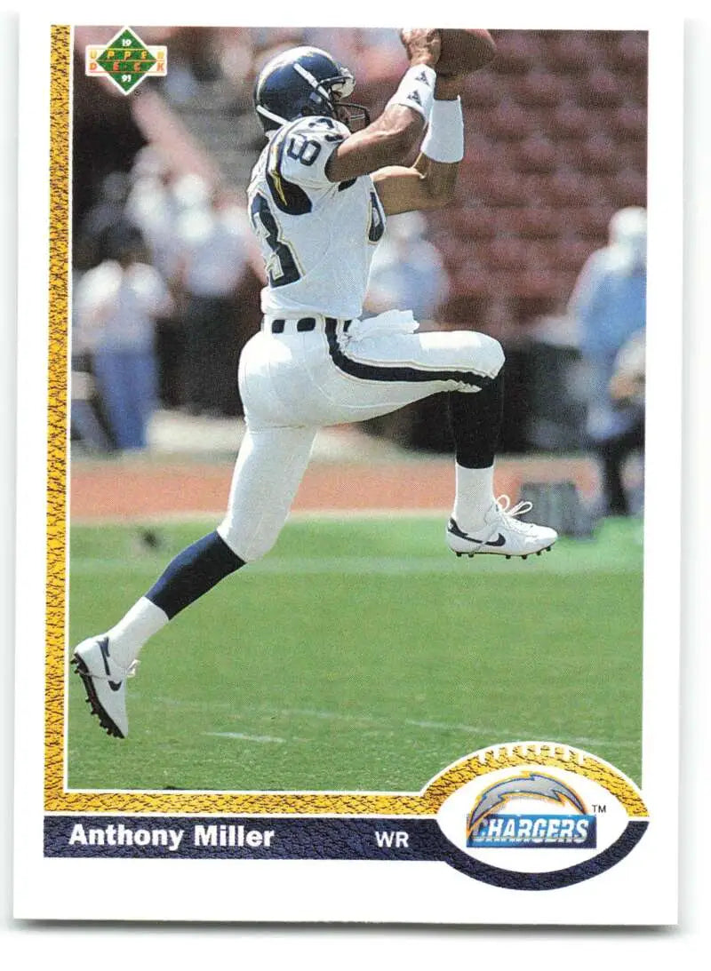 1991 Upper Deck #126 Anthony Miller NM-MT San Diego Chargers Football Card - Football Card Single