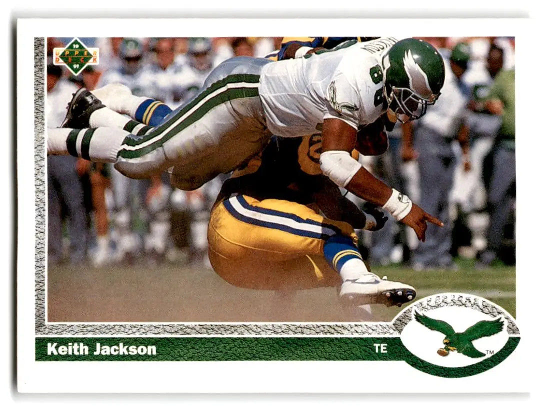 1991 Upper Deck #127 Keith Jackson - Football Card Single