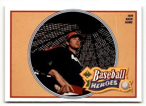 1991 Upper Deck Nolan Ryan Baseball Heroes card showcasing Nolan Ryan baseball memorabilia