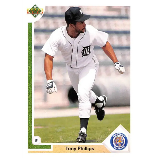 1991 Upper Deck #131 Tony Phillips EX Excellent Detroit Tigers Baseball Card