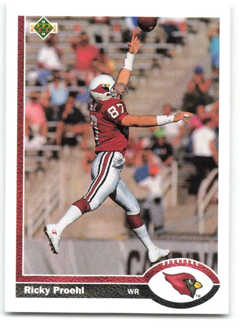 1991 Upper Deck #132 Ricky Proehl NM-MT Phoenix Cardinals Football Card - Football Card Single