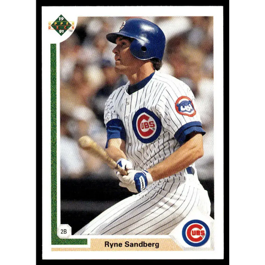 1991 Upper Deck #132 Ryne Sandberg EX Chicago Cubs Baseball Card - Baseball Card Single