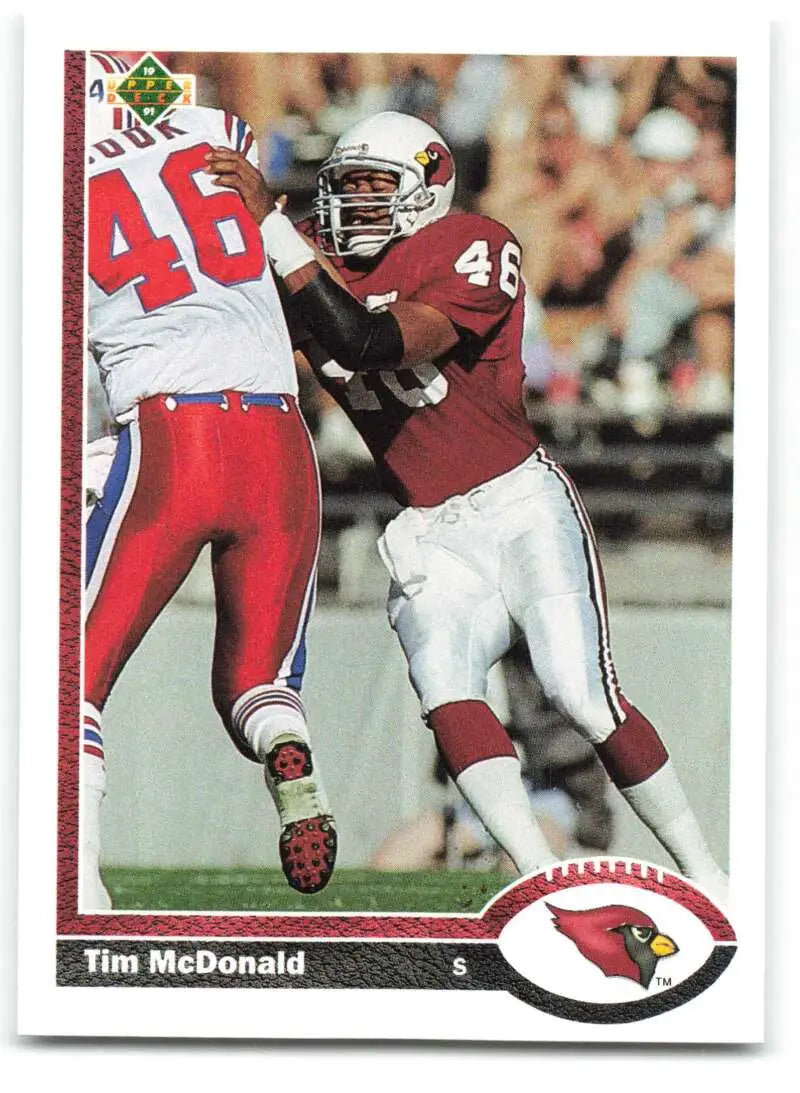1991 Upper Deck #133 Tim McDonald NM-MT Phoenix Cardinals Football Card - Football Card Single