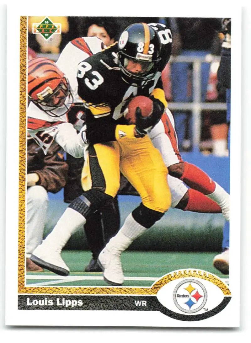 1991 Upper Deck #134 Louis Lipps NM-MT Pittsburgh Steelers Football Card - Football Card Single