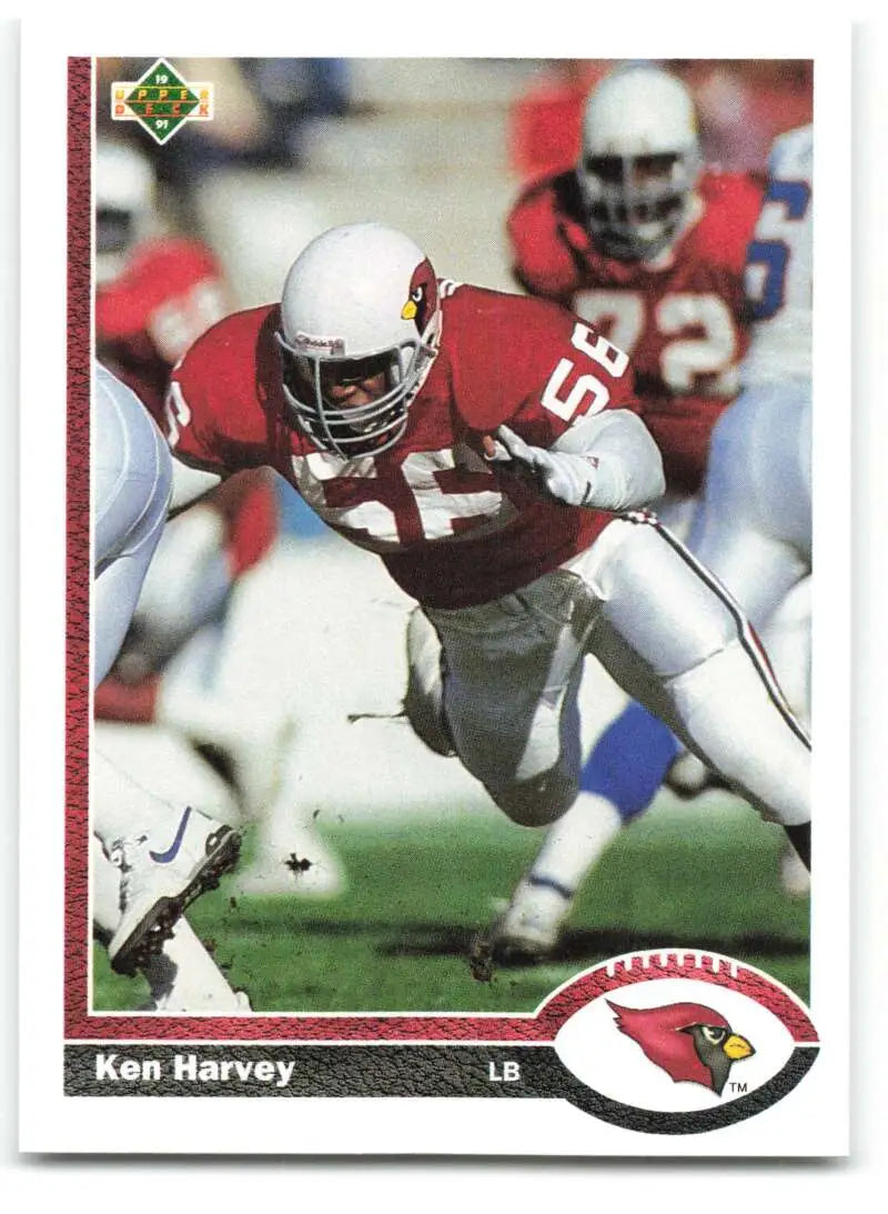 1991 Upper Deck #135 Ken Harvey NM-MT Phoenix Cardinals Football Card - Football Card Single