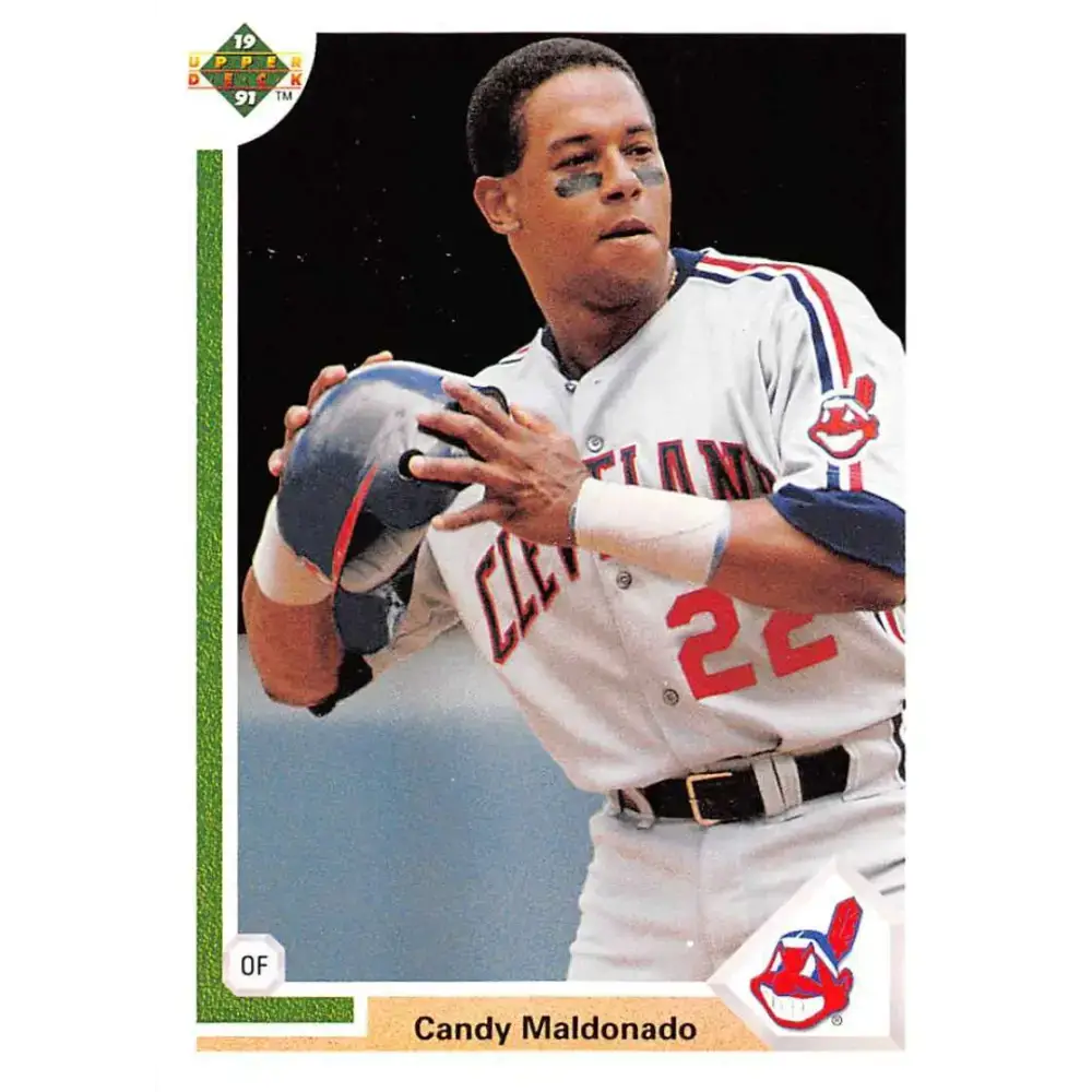 1991 Upper Deck #138 Candy Maldonado EX Excellent Cleveland Indians Baseball Card - Baseball Card Single