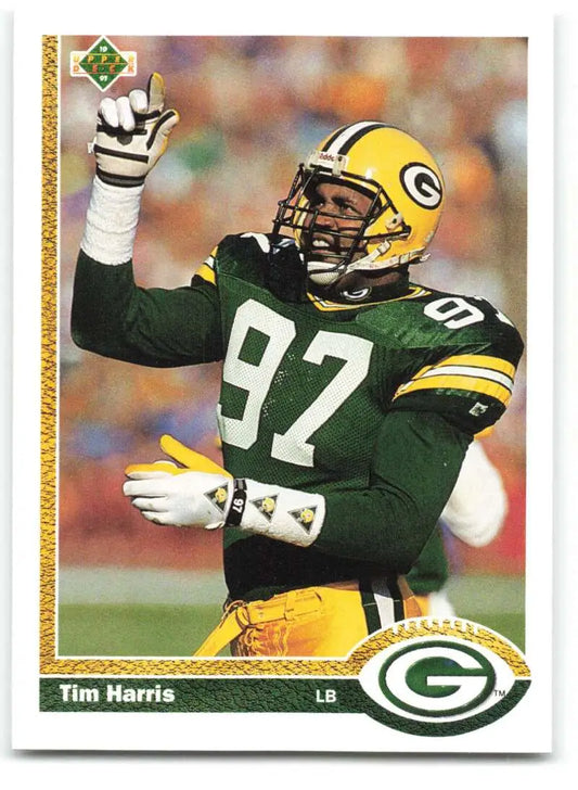 1991 Upper Deck #138 Tim Harris NM-MT Green Bay Packers Football Card - Football Card Single