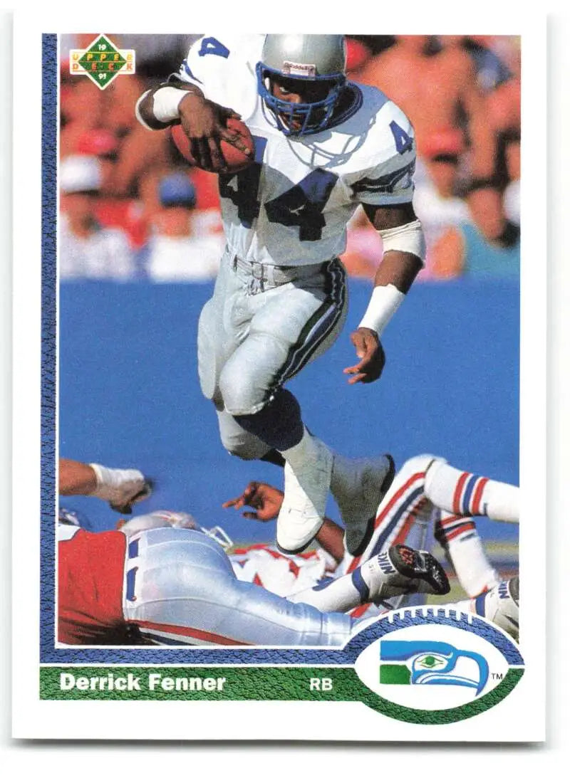 1991 Upper Deck #139 Derrick Fenner NM-MT Seattle Seahawks Football Card - Football Card Single