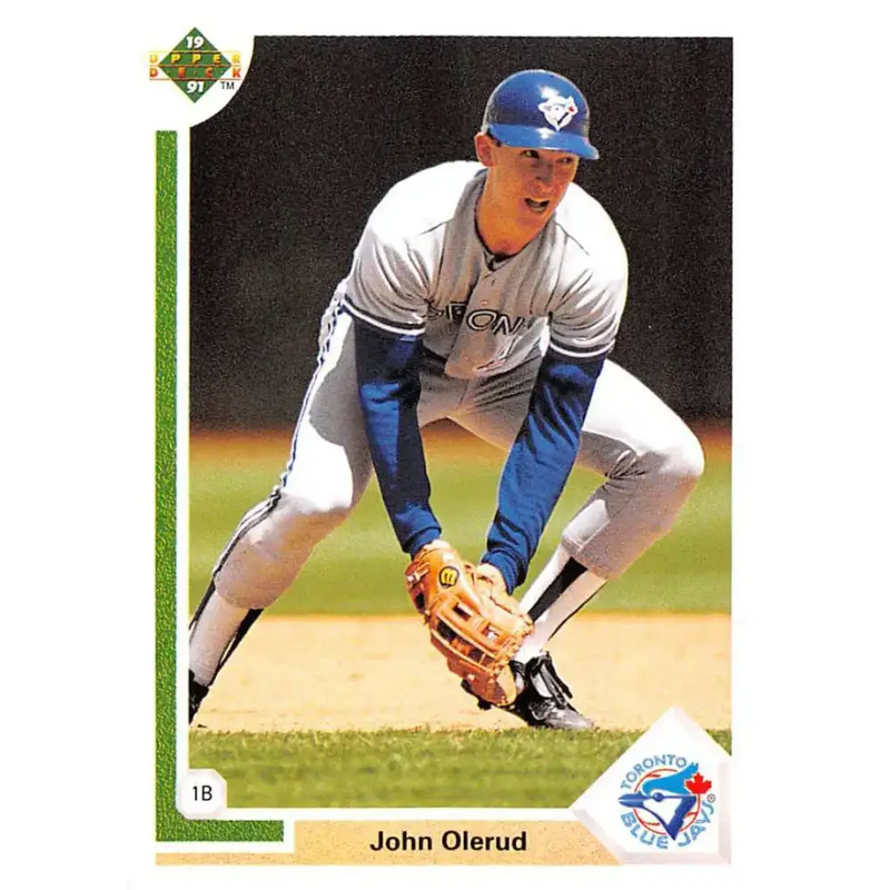 1991 Upper Deck #145 John Olerud EX Excellent Toronto Blue Jays Baseball Card - Baseball Card Single