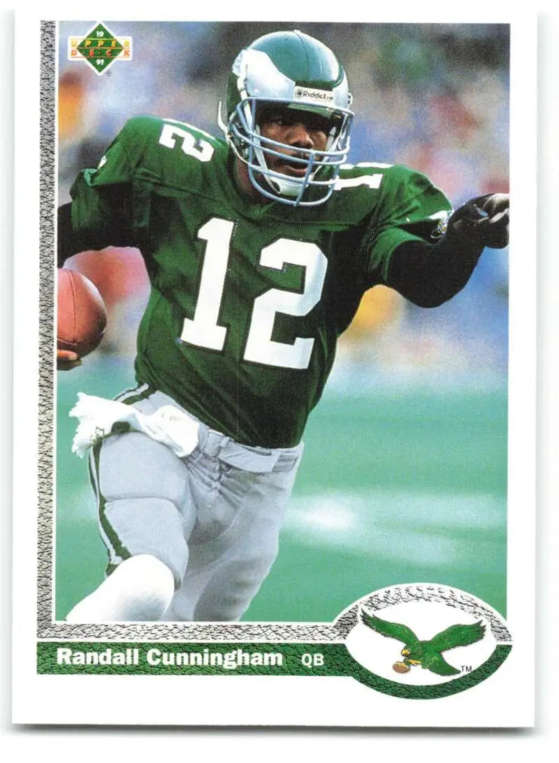 1991 Upper Deck #146 Randall Cunningham NM-MT Philadelphia Eagles Football Card - Football Card Single