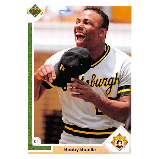 1991 Upper Deck #152 Bobby Bonilla NM-MT Pittsburgh Pirates Baseball Card - Baseball Card Single