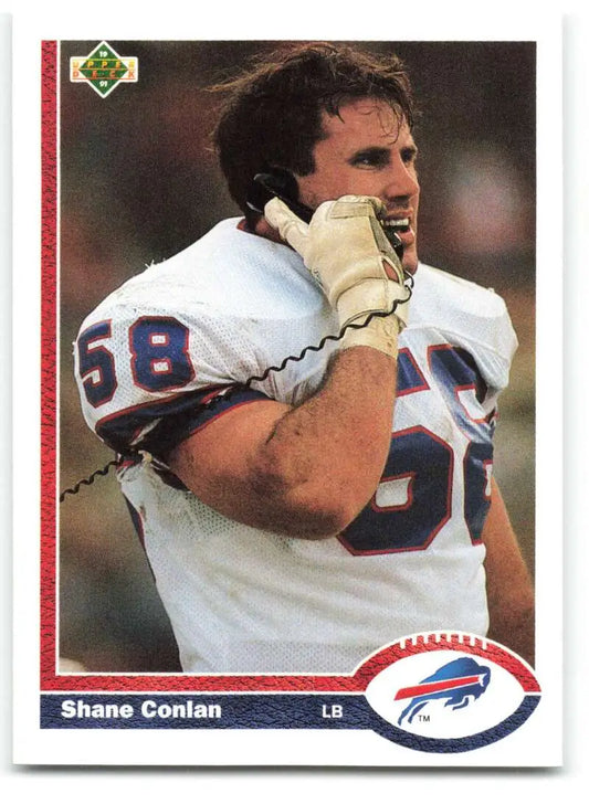 1991 Upper Deck #153 Shane Conlan NM-MT Buffalo Bills Football Card - Football Card Single