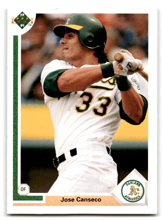 1991 Upper Deck #155 Jose Canseco - Baseball Card Single