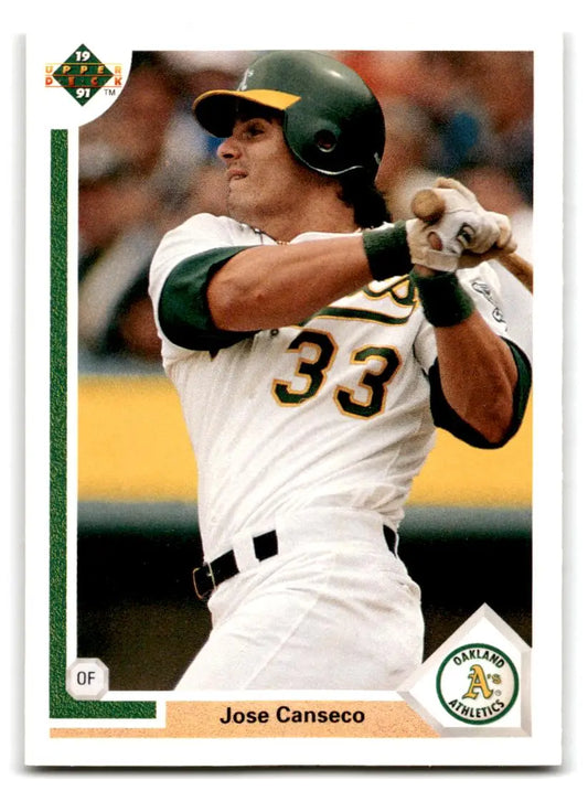 1991 Upper Deck #155 Jose Canseco - Baseball Card Single