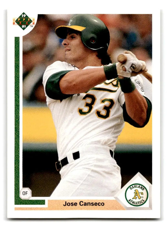 1991 Upper Deck #155 Jose Canseco - Baseball Card Single