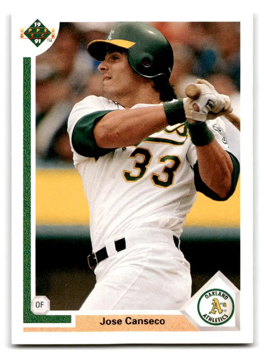 1991 Upper Deck #155 Jose Canseco - Baseball Card Single