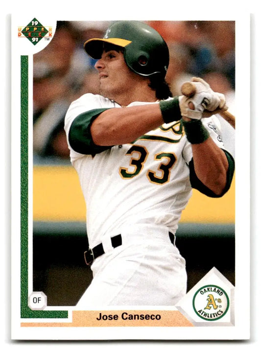 1991 Upper Deck #155 Jose Canseco - Baseball Card Single