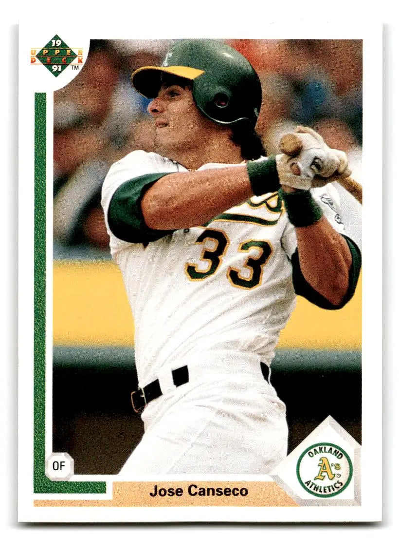 1991 Upper Deck #155 Jose Canseco - Baseball Card Single