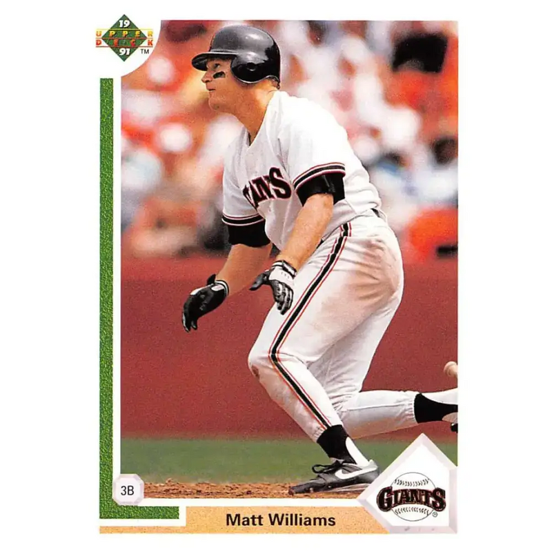 1991 Upper Deck #157 Matt Williams EX Excellent San Francisco Giants Baseball Card - Baseball Card Single