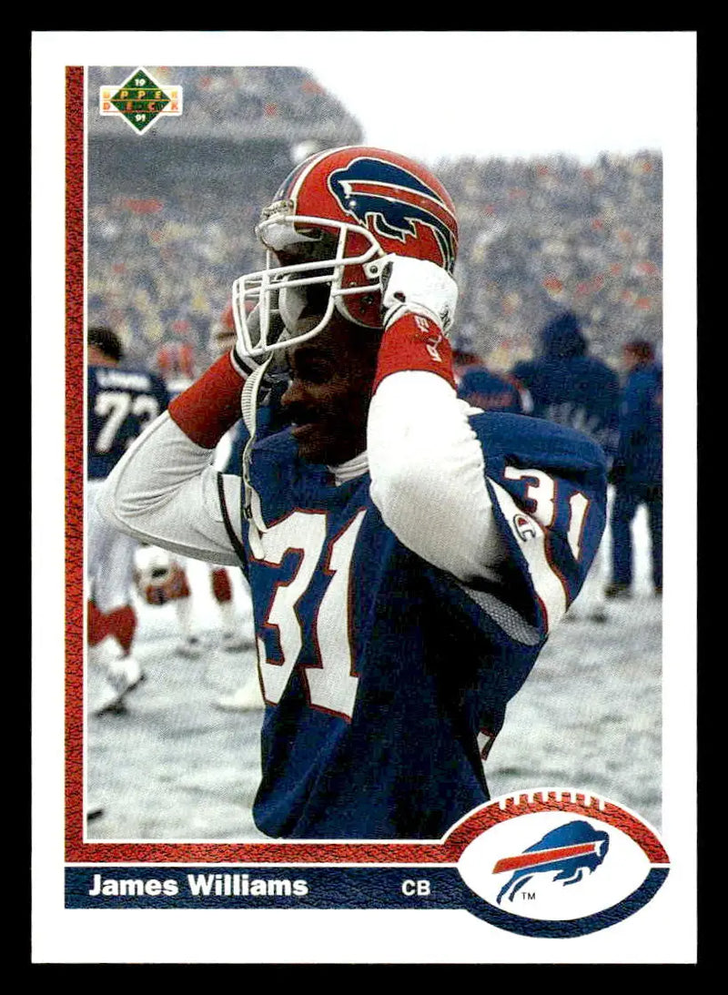 1991 Upper Deck #158 James Williams - Football Card Single