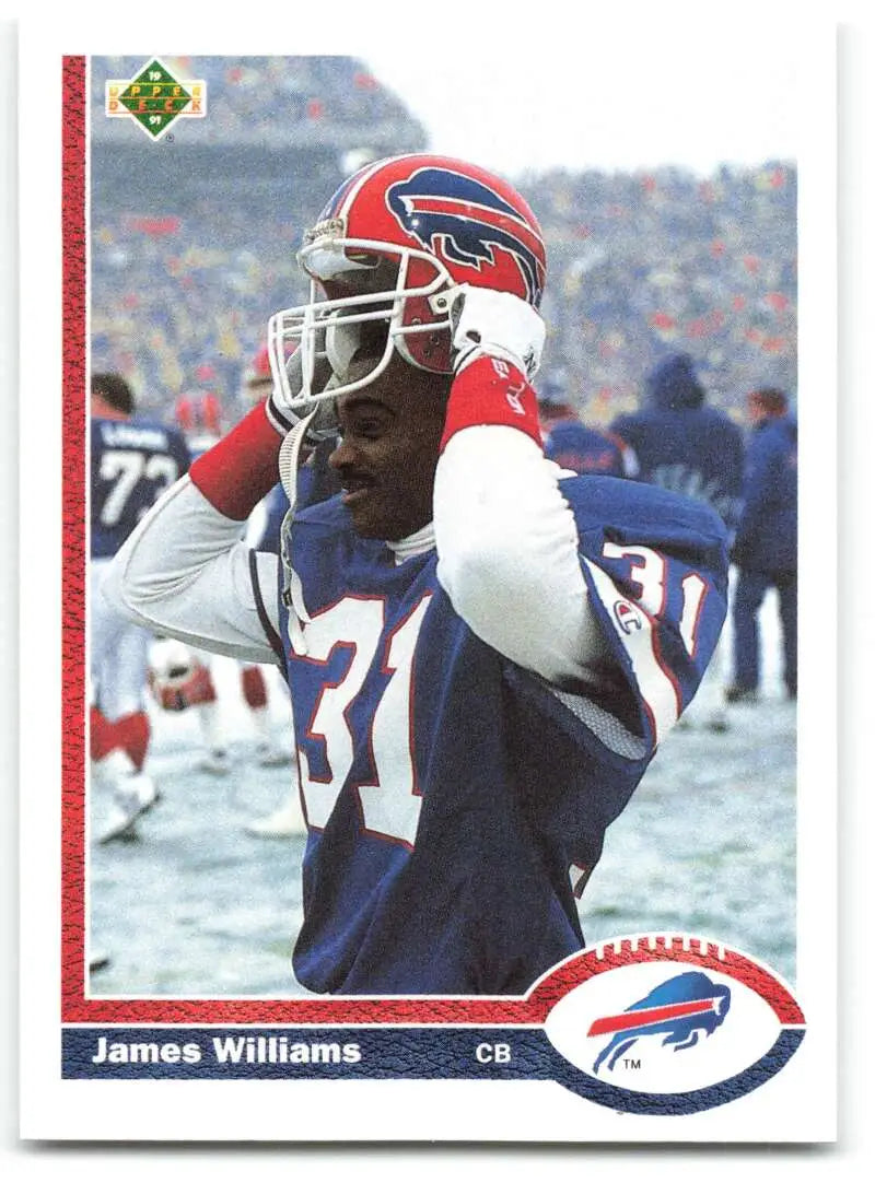 1991 Upper Deck #158 James Williams NM-MT Buffalo Bills Football Card - Football Card Single
