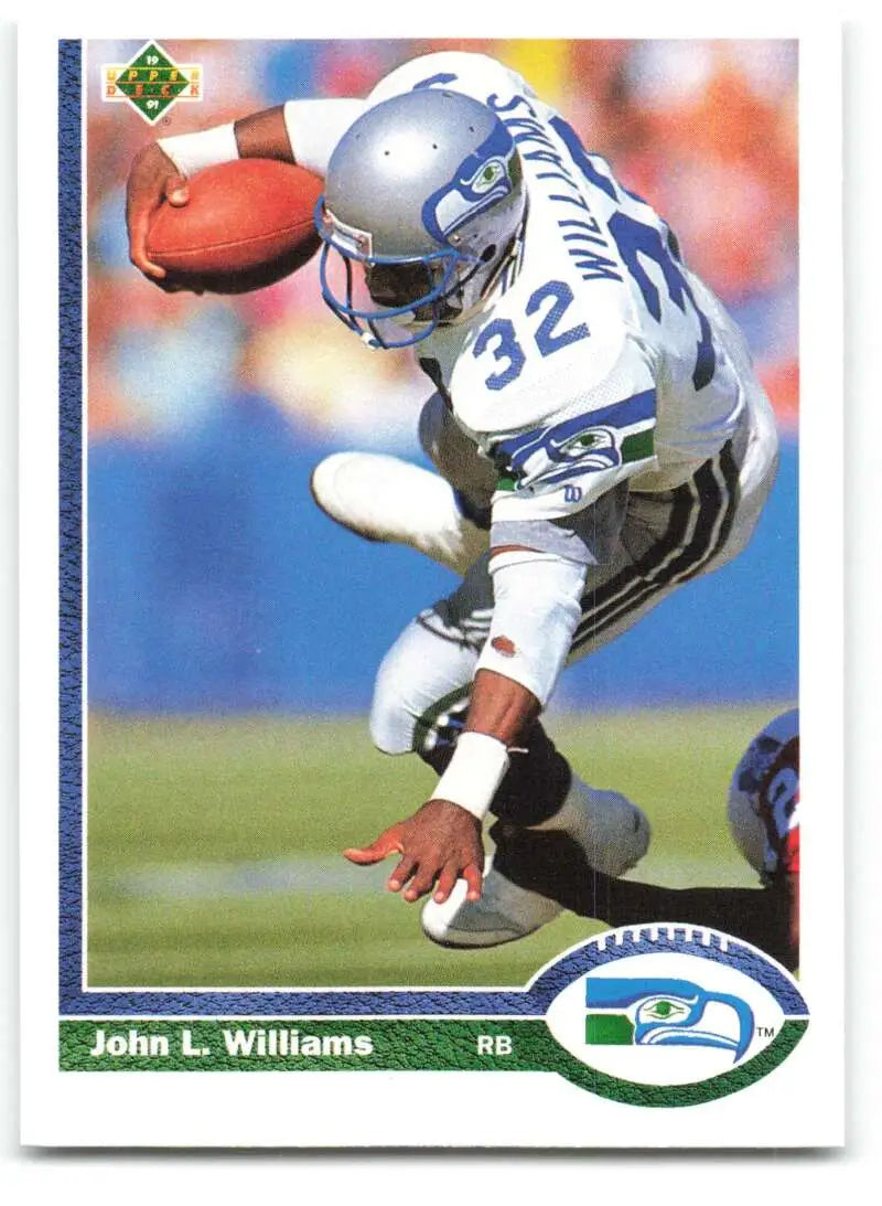 1991 Upper Deck #166 John Williams NM-MT Seattle Seahawks Football Card - Football Card Single