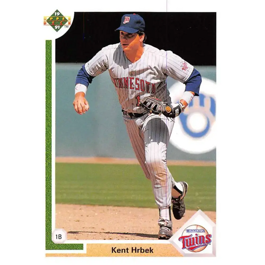 1991 Upper Deck #167 Kent Hrbek EX Excellent Minnesota Twins Baseball Card