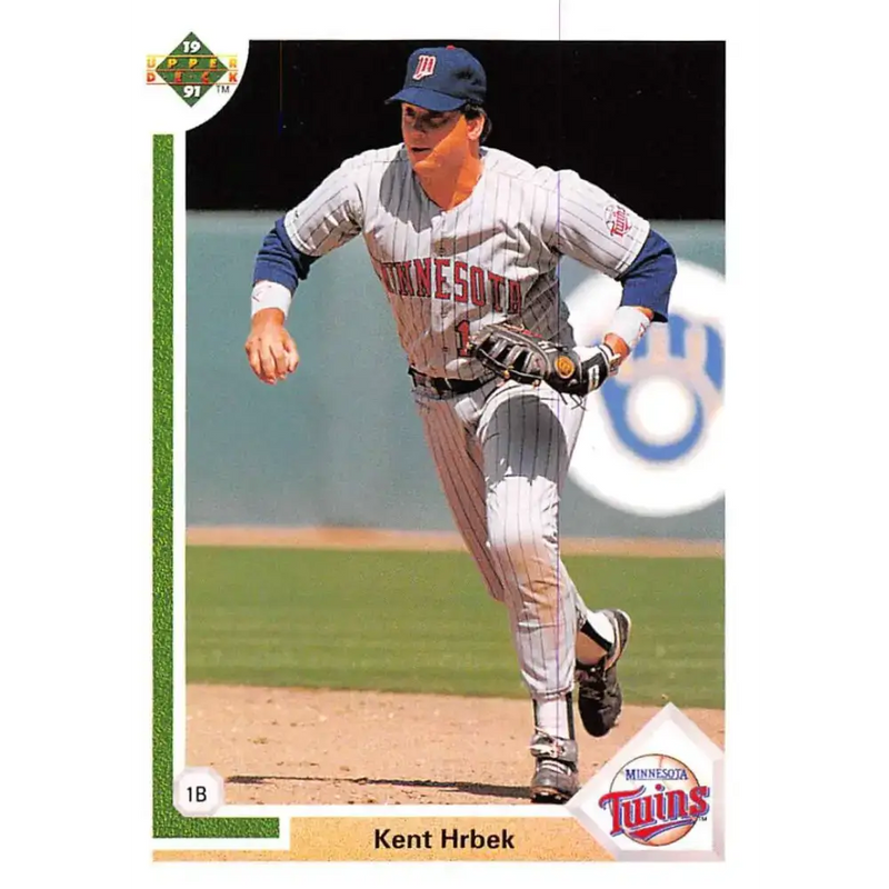 1991 Upper Deck #167 Kent Hrbek EX Excellent Minnesota Twins Baseball Card - Baseball Card Single