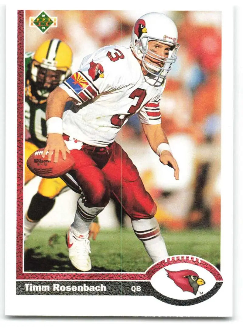 1991 Upper Deck #167 Timm Rosenbach NM-MT Phoenix Cardinals Football Card - Football Card Single