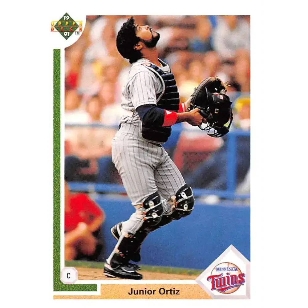 1991 Upper Deck #170 Junior Ortiz EX Excellent Minnesota Twins Baseball Card - Baseball Card Single