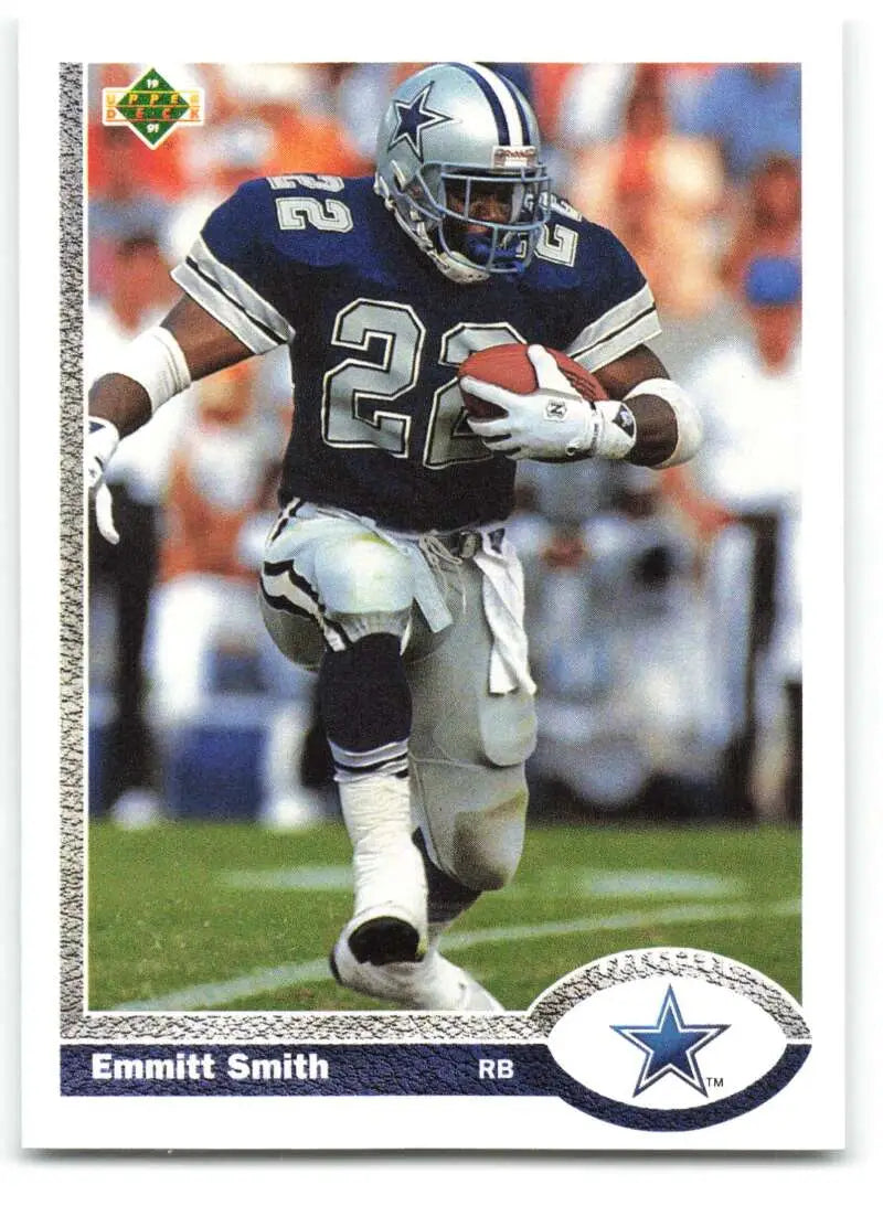 1991 Upper Deck #172 Emmitt Smith NM-MT Dallas Cowboys Football Card - Football Card Single