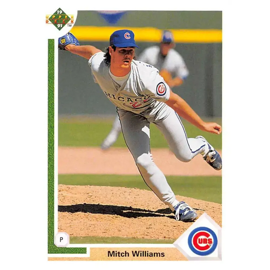 1991 Upper Deck #173 Mitch Williams EX Excellent Chicago Cubs Baseball Card