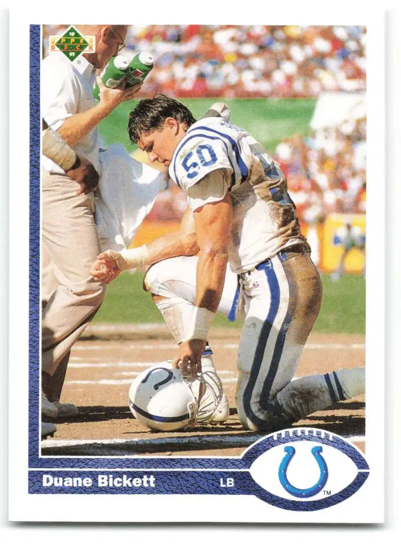 1991 Upper Deck #177 Duane Bickett NM-MT Indianapolis Colts Football Card - Football Card Single