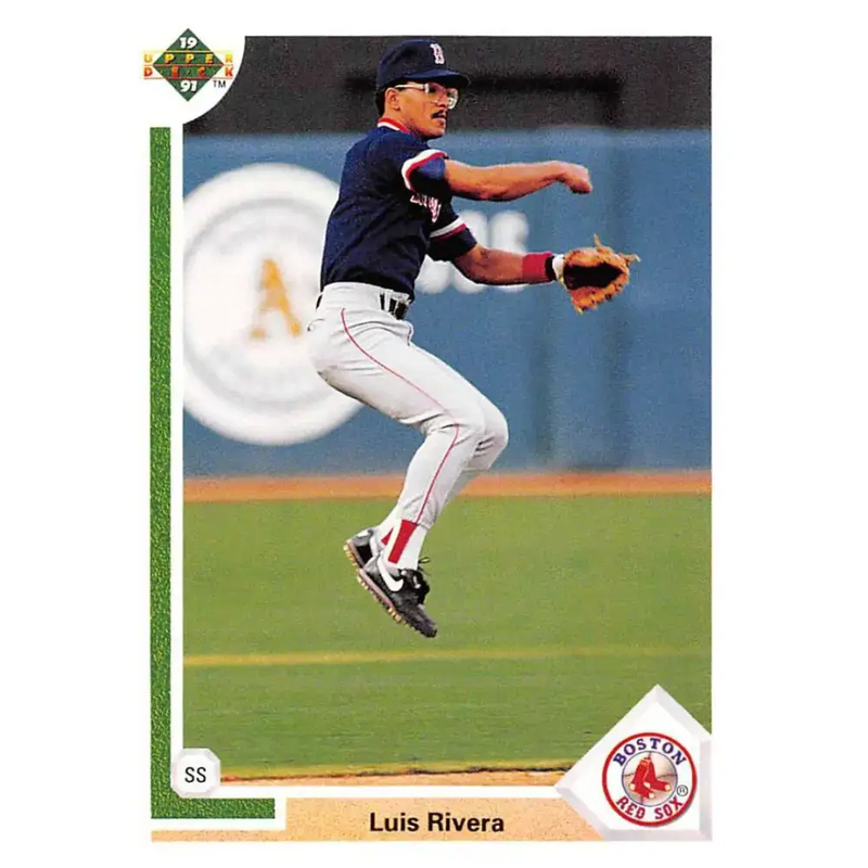 1991 Upper Deck #182 Luis Rivera EX Excellent Boston Red Sox Baseball Card - Baseball Card Single