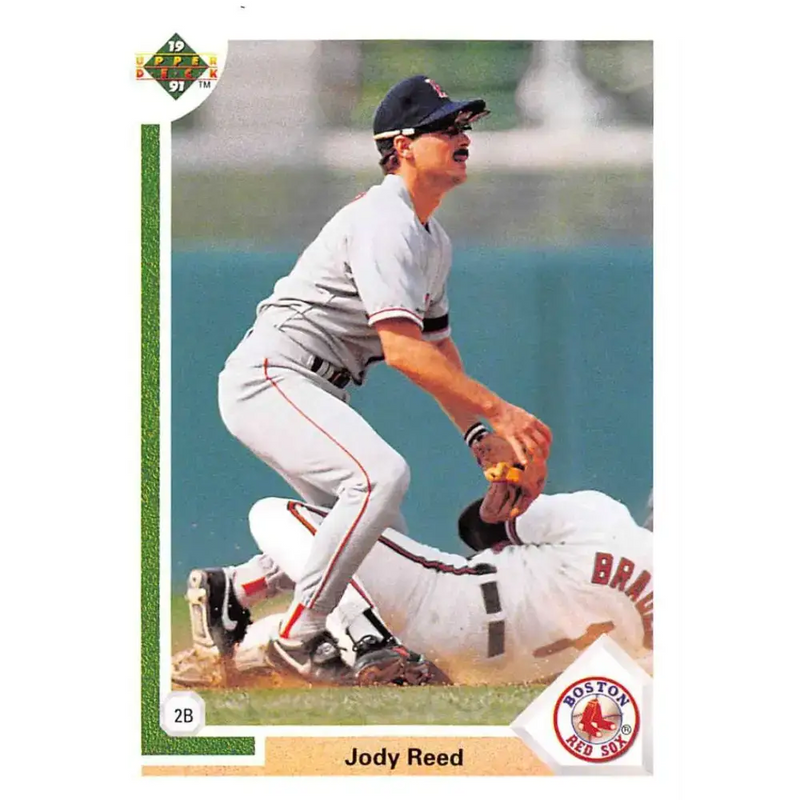 1991 Upper Deck #184 Jody Reed EX Excellent Boston Red Sox Baseball Card - Baseball Card Single