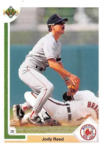 1991 Upper Deck #184 Jody Reed NM-MT Red Sox - Baseball Card Single