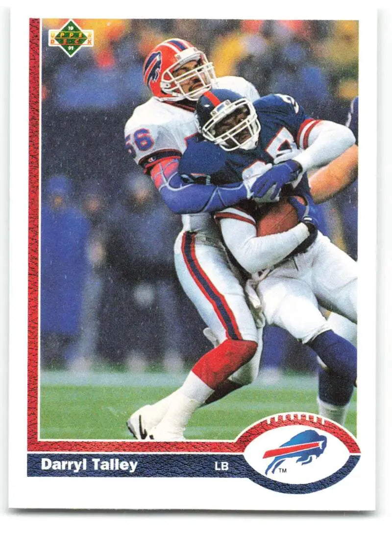 1991 Upper Deck #189 Darryl Talley NM-MT Buffalo Bills Football Card - Football Card Single