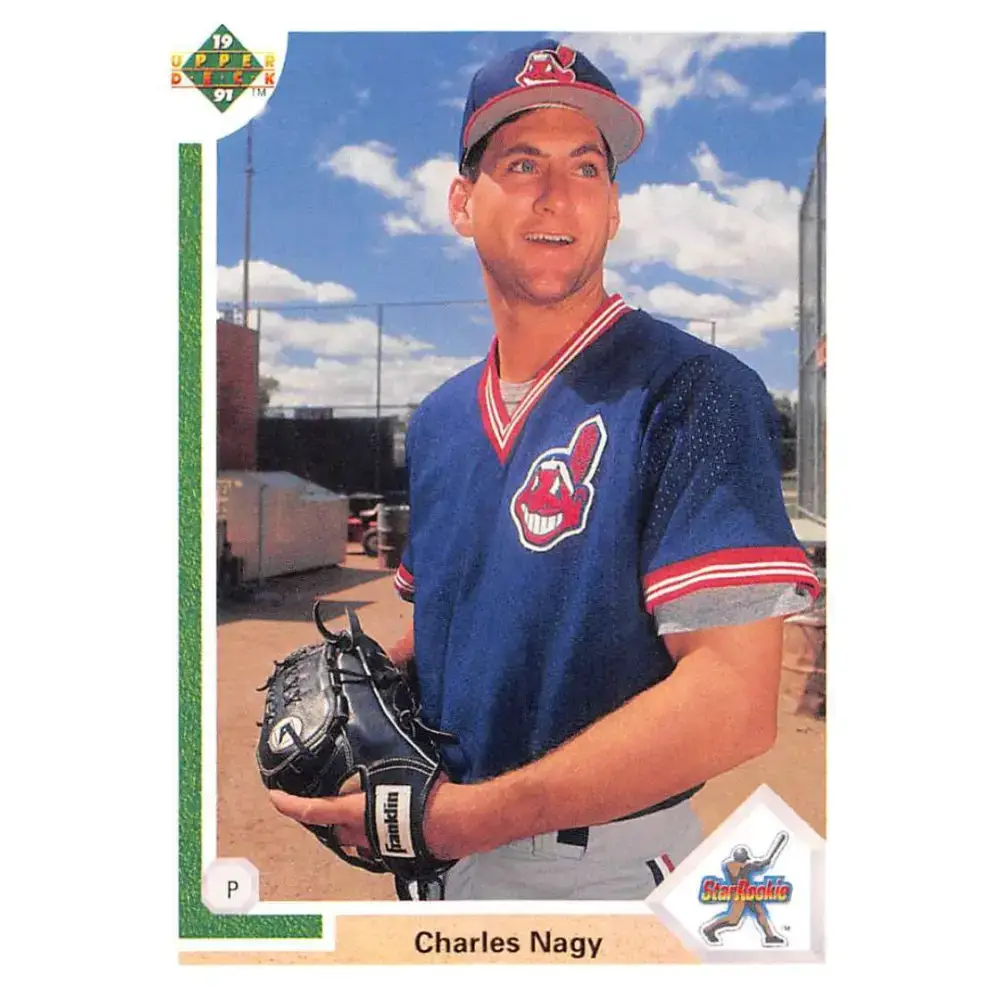 1991 Upper Deck #19 Charles Nagy NM-MT Cleveland Indians Baseball Card - Baseball Card Single