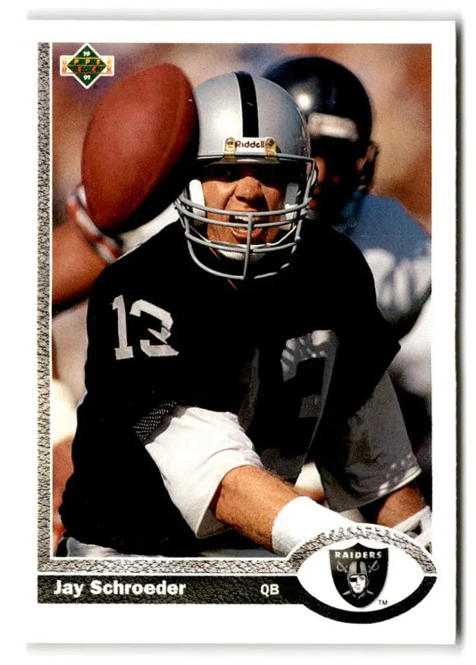 1991 Upper Deck #191 Jay Schroeder - Football Card Single