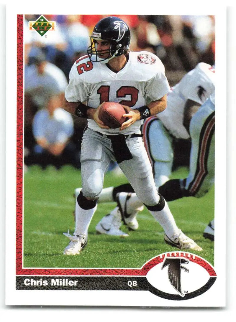 1991 Upper Deck #193 Chris Miller NM-MT Atlanta Falcons Football Card - Football Card Single