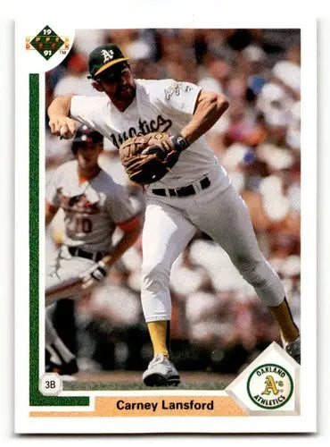 1991 Upper Deck #194 Carney Lansford ID:46354 - Baseball Card Single